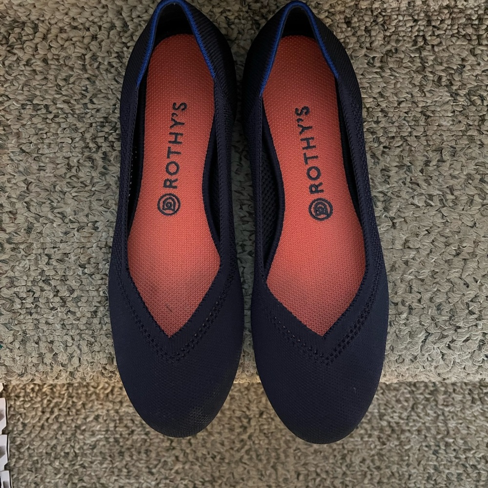 Rothy’s The Point maritime navy size 10.5